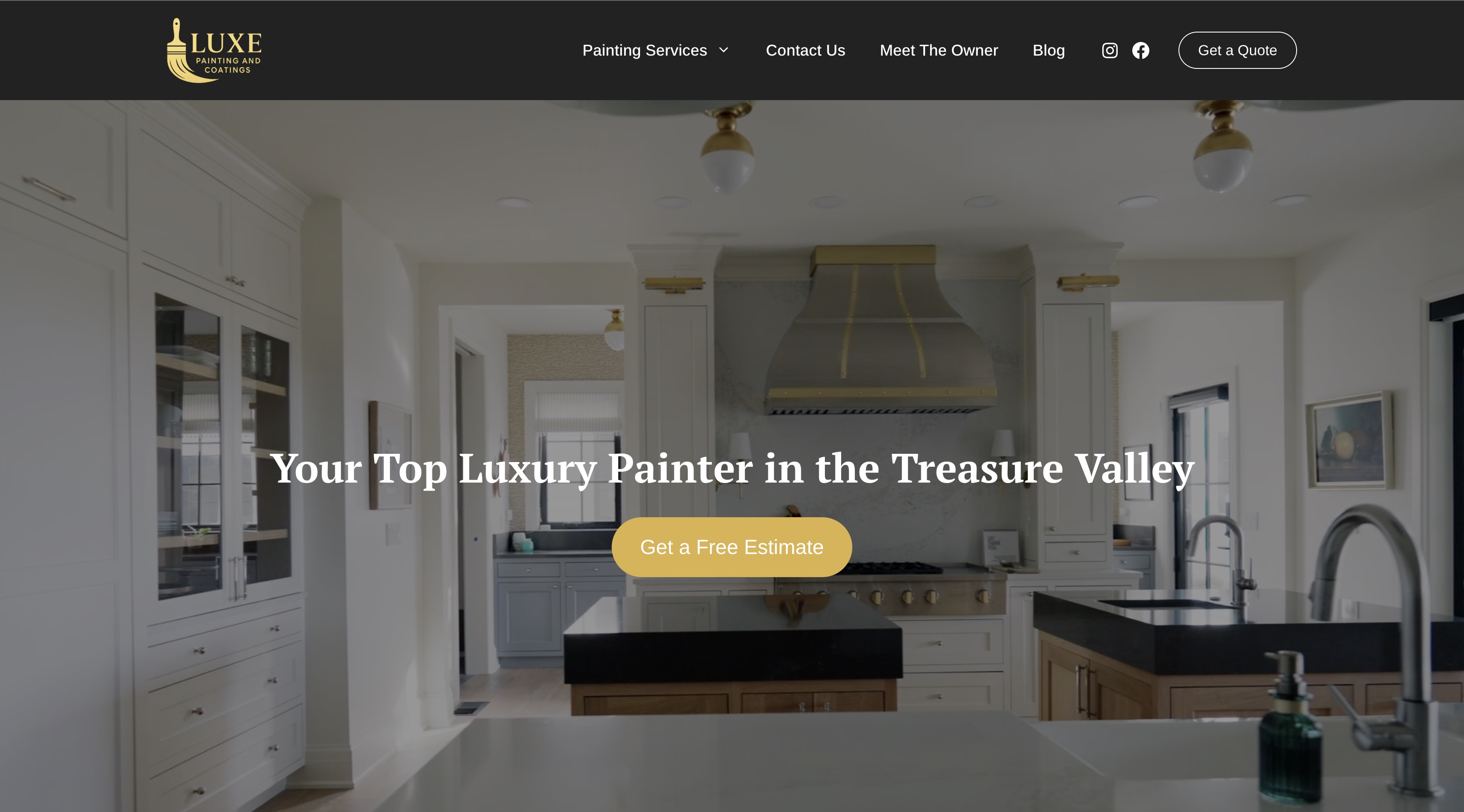 Screenshot of Website Made by Ethan Gibson