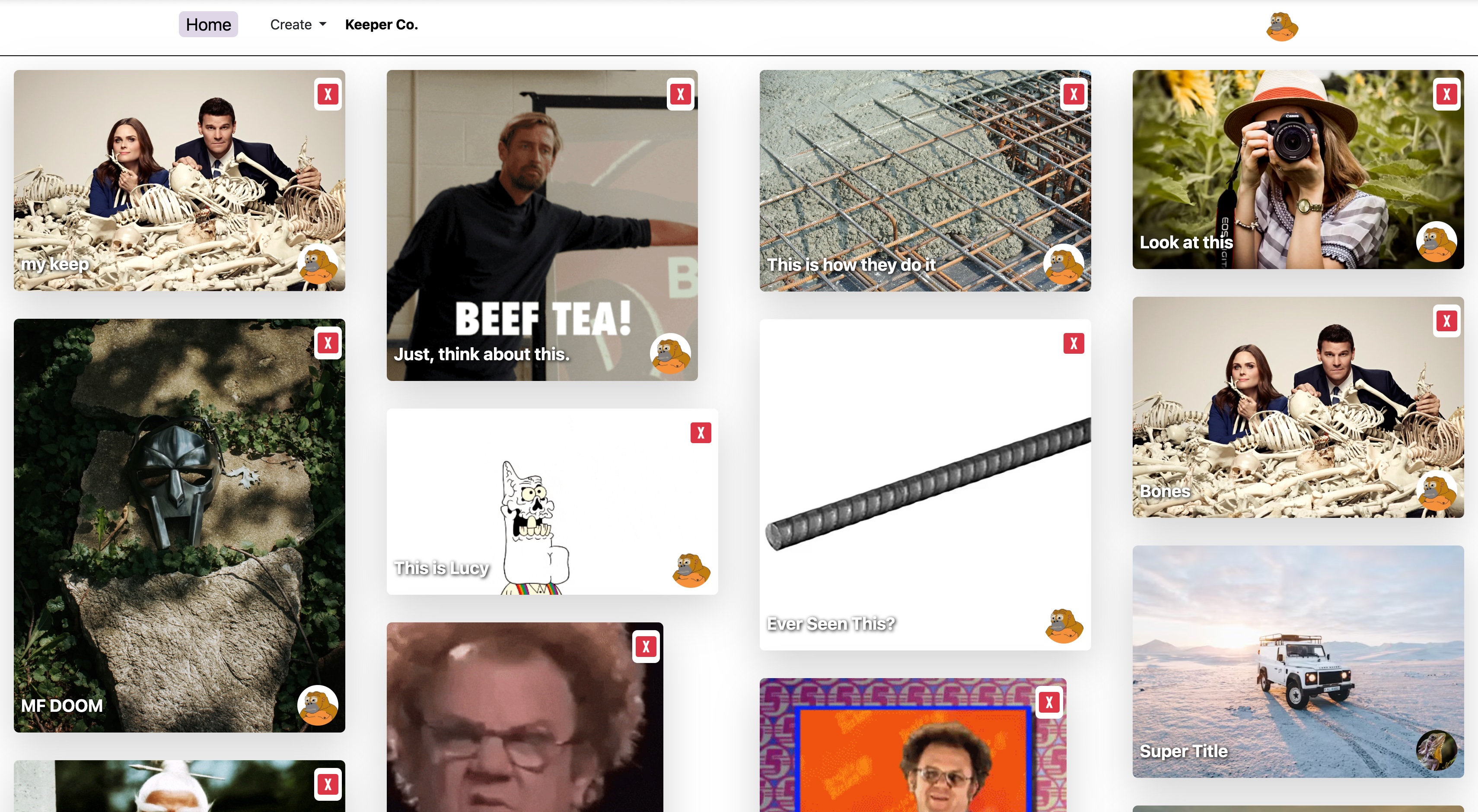 Screenshot of Website Made by Ethan Gibson